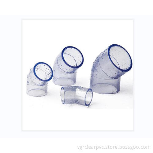 Clear PVC 45° Elbow